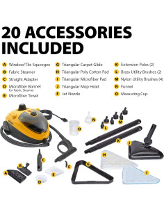 Mopa de Vapor Wagner 925e Elite con 20 Accesorios Multiusos 2