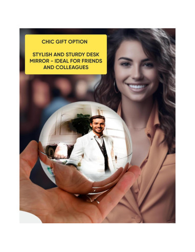 Espejo Convexo Skywin Bola de Adivinación 10cm Plata