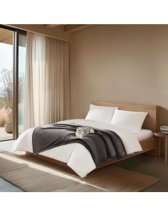 Manta UGG Bliss Sherpa Reversible 127x177 cm Gris 2