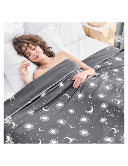 Manta Refrigerante Inhand Reina 228.6x228.6cm Gris Oscuro