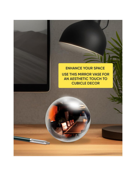 Espejo Convexo Skywin Bola de Adivinación 10cm Plata