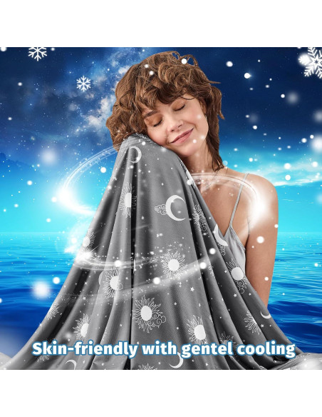 Manta Refrigerante Inhand Reina 228.6x228.6cm Gris Oscuro