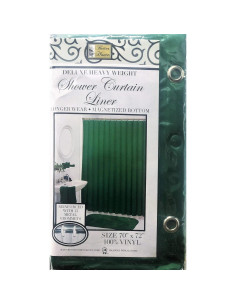 Cortina de Ducha Pesada Mejor Hogar 100% Vinilo Cazador 177.8x182.9 cm 2