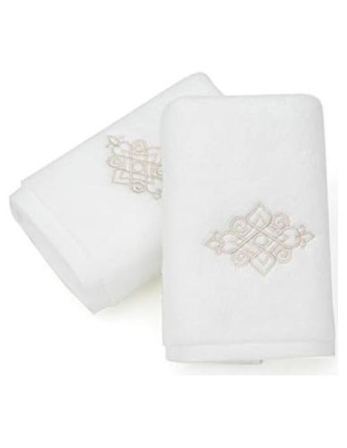 Juego de 2 Toallas de Mano de Algodón Premium Sense Gnosis 33x74cm