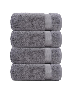 Pack de 4 Toallas de Baño Premium Organix 100% Algodón 700 GSM