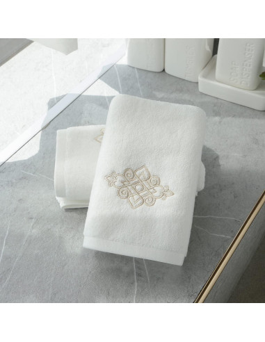 Juego de 2 Toallas de Mano de Algodón Premium Sense Gnosis 33x74cm