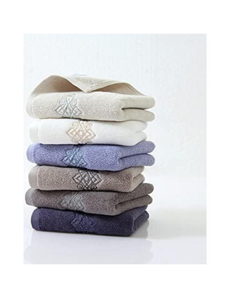 Juego de 2 Toallas de Mano de Algodón Premium Sense Gnosis 33x74cm