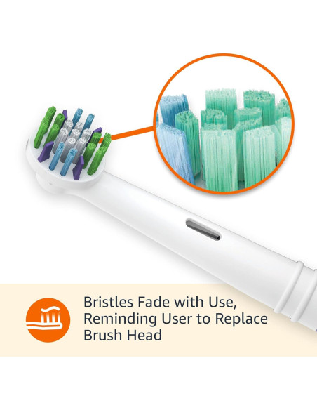Cabezas de cepillo de repuesto Braun Oral-B, 3 unidades, blanco