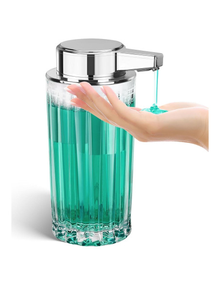 Dispensador Automático de Jabón Líquido Blancel 311 ml Vidrio