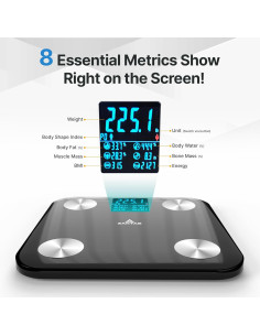 Báscula Inteligente Digital Zhongshan B90H - 181 kg, Grasa y Músculo 2