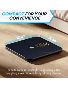 Báscula Inteligente BeHealthy Bluetooth 180 kg, 16 Análisis Corporal 2