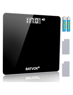 Báscula Hablante Digital BATVOX 181 kg Pantalla LCD Antideslizante