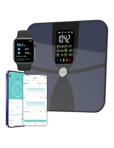 Escala de Peso Corporal Inteligente WGGE con 17 Métricas