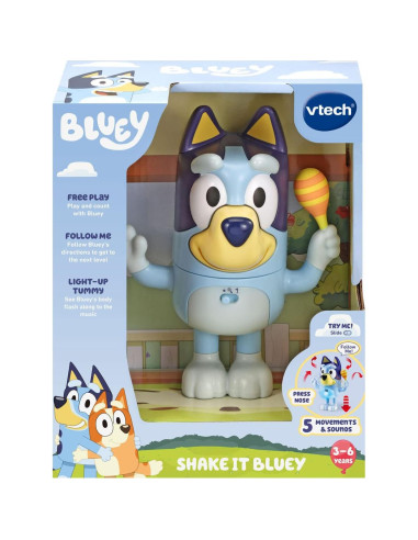 Juguete Interactivo VTech Bluey Sacude a Bluey 3-6 Años