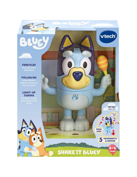 Juguete Interactivo VTech Bluey Sacude a Bluey 3-6 Años