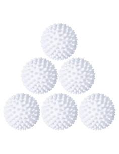 6 Bolas de Secado de Ropa Reutilizables Boao 6.5 cm