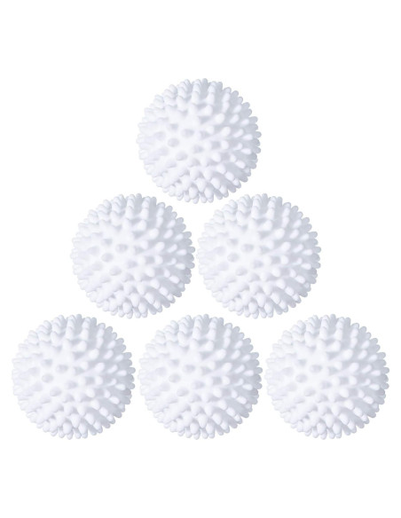 6 Bolas de Secado de Ropa Reutilizables Boao 6.5 cm