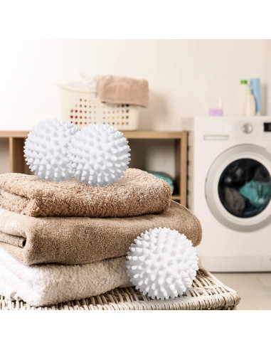 6 Bolas de Secado de Ropa Reutilizables Boao 6.5 cm