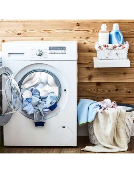 6 Bolas de Secado de Ropa Reutilizables Boao 6.5 cm