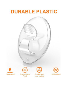 Ganchos Adhesivos para Luces de Cuerda Jueion - 20 Piezas 2