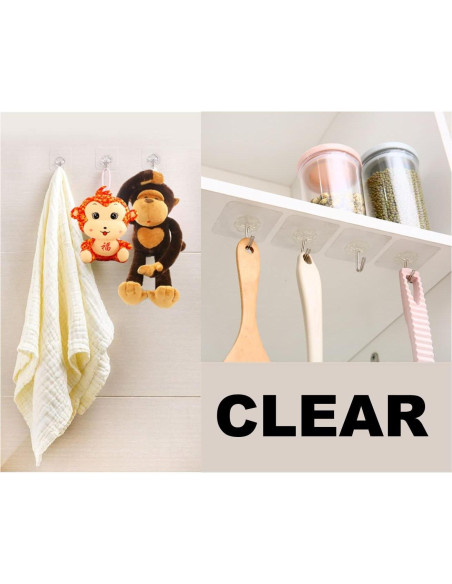 Ganchos Adhesivos de Alta Resistencia QUALIALL - 20 Paquetes, 15kg