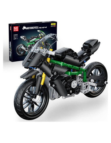 Mould King Kit de Motocicleta 639 Piezas Modelo 23002