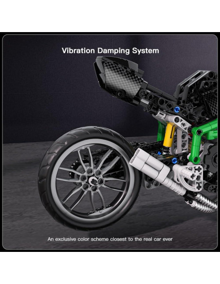 Mould King Kit de Motocicleta 639 Piezas Modelo 23002 Mould King Kit de Motocicleta 639 Piezas Modelo 23002