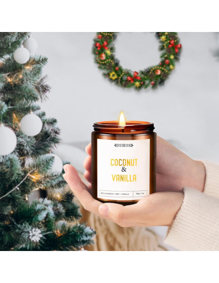 Set de 6 Velas Aromáticas Yinuo de Soja 198g - Regalo Ideal