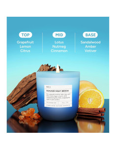 Vela Aromática LUMELOOM Brisa Nocturna 311g Cera Soja 2