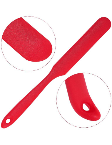 6 Espátulas de Silicona SUMERSHA Resistentes al Calor 24cm