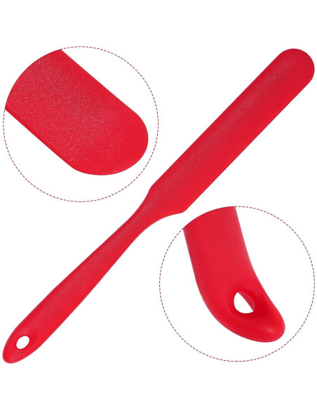 6 Espátulas de Silicona SUMERSHA Resistentes al Calor 24cm