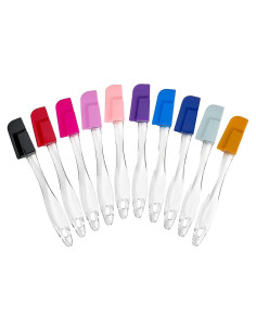Juego de Mini Espátulas de Silicona Florida Brands - 10 Piezas