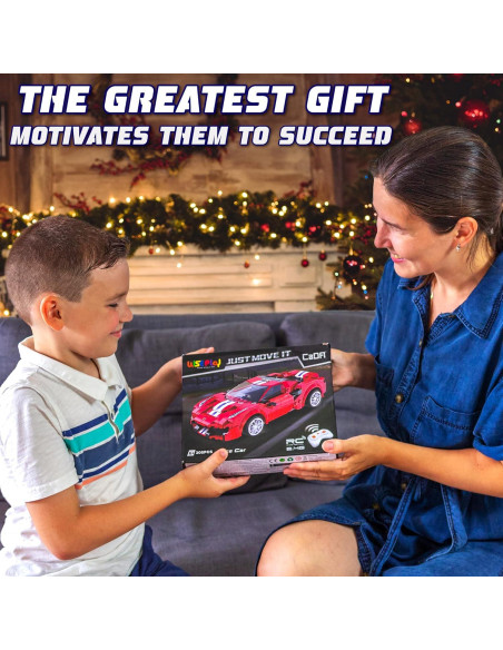 WISEPLAY Set de Bloques de Construcción Coche RC 306 Piezas