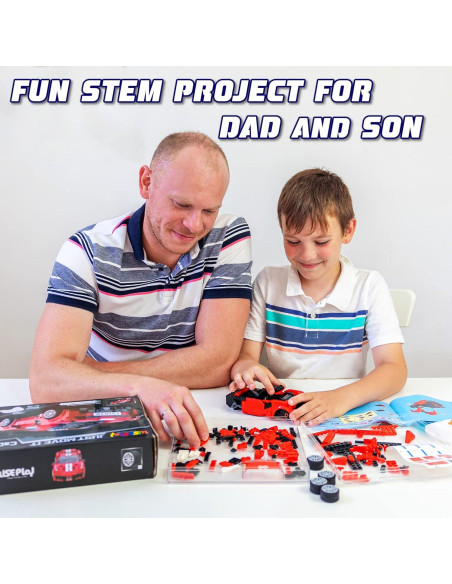 WISEPLAY Set de Bloques de Construcción Coche RC 306 Piezas