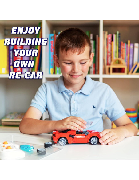 WISEPLAY Set de Bloques de Construcción Coche RC 306 Piezas