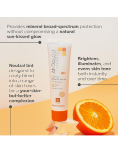 Crema BB Andalou Naturals Tono Claro SPF 30 59 ml 2