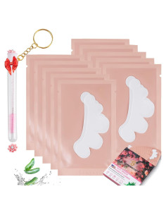 100 Pares Almohadillas de Gel SANARITA para Ojos Rosa