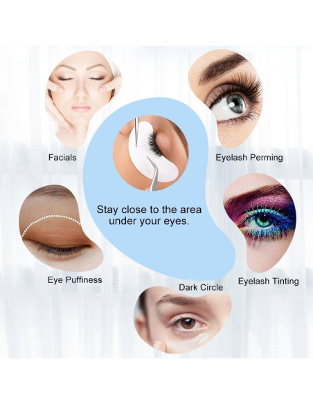 100 Parches de Gel para Ojos COOSKIN Sin Pelusa 7.6x2.5cm