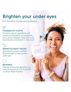 Parche de Gel Frownies para Ojos - Reutilizable, 3 Piezas 2