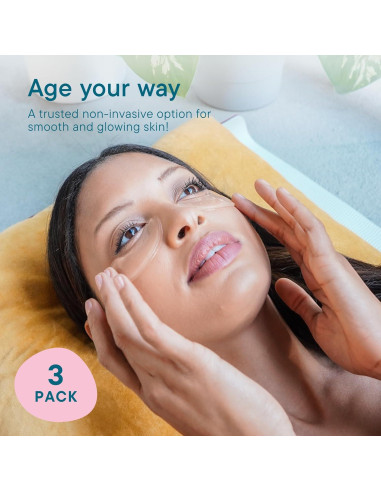 Parche de Gel Frownies para Ojos - Reutilizable, 3 Piezas