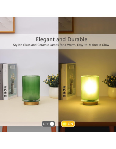 Lámpara de Mesa Inalámbrica Mirasium TL-001 Verde Mate LED