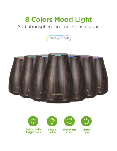 Difusor de Aceite Esencial InnoGear 100ml con 6 Aceites