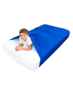 Sábana Sensorial Individual Suministros Especiales Azul - Transpirable y Ajustable