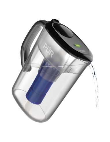Jarra Filtradora de Agua PUR 7 Tazas Humo, Sin BPA, 3 en 1