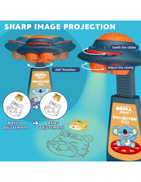 Proyector de Dibujo Gohero para Niños 4-6 Años con 64 Imágenes