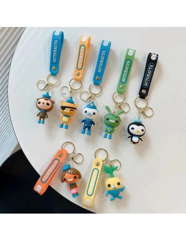 Muñecos de Acción Octonauts 7 Piezas - Barnacles, Kwazii, Dashi y Más