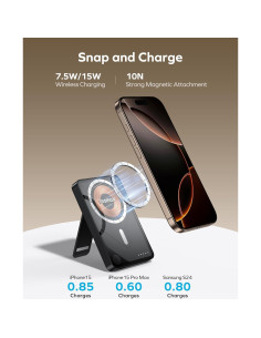 Batería Portátil Magnética MOMAX 5000mAh Carga Rápida 20W 2