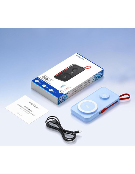 Cargador portátil MagSafe 10000mAh VINTELEIN 5 en 1