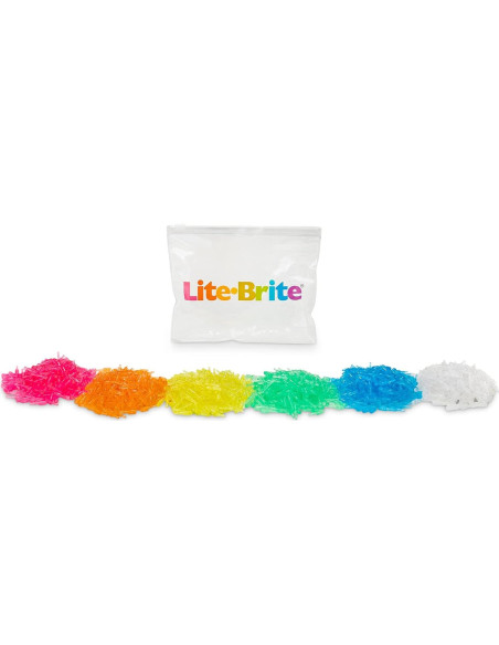 Repuesto Mini Clavos Lite-Brite 1260 Piezas Colores Variados