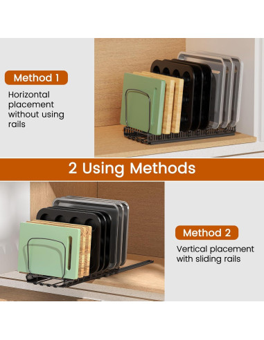 Organizador de Gabinete Housolution con 10 Divisores Ajustables